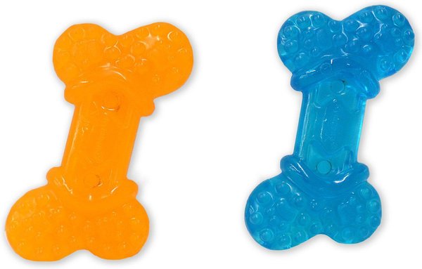 Show full view: Nylabone FlexiChew Peanut Butter & Bacon Flavored Chew Dog Toy, 2 count slide 3 of 9