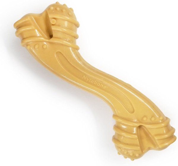 Show full view: Nylabone Power Chew Peanut Butter Curvy Dental Chew Dog Toy slide 3 of 8
