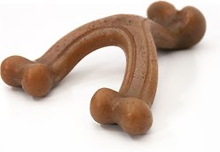 Nylabone Gourmet Style Strong Chew Wishbone Bacon Chew Dog Toy, Large