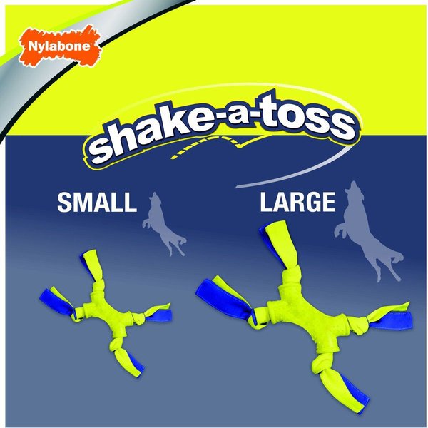 Show full view: Nylabone Power Play Shake-a-Toss Rope Dog Toy, Small slide 4 of 10