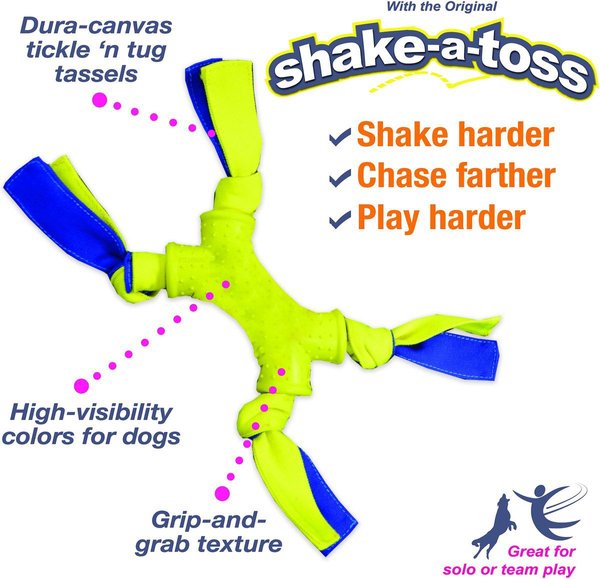 Show full view: Nylabone Power Play Shake-a-Toss Rope Dog Toy, Small slide 6 of 10