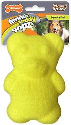Nylabone Power Play Tennis Teddy Gripz Bear Dog Toy