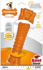 Nylabone Strong Chew Rubber Senior Beef Flavor Chew Dog Toy