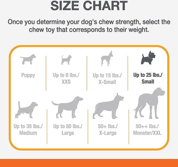 Show full view: Nylabone Power Chew Original Flavored Durable Chew Dog Toy, Small slide 5 of 11