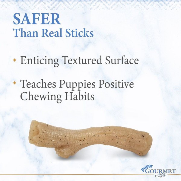 Show full view: Nylabone Puppy Gourmet Style Strong Chicken Flavor Chew Dog Toy slide 4 of 9