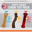 Show in main carousel: Nylabone Puppy Chew Stages Triple Chew Dog Toy, 3 count slide 2 of 7