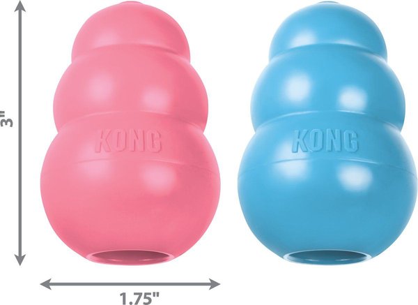 Show full view: KONG Puppy Dog Toy, Color Varies, Small slide 3 of 8