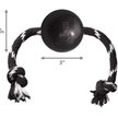 Show in main carousel: KONG Extreme Ball with Rope Chew Dog Toy slide 2 of 4