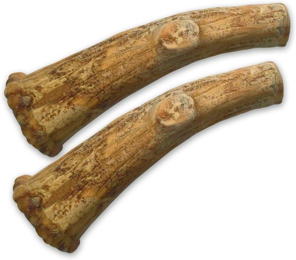Show full view: Nylabone Healthy Edibles Venison Flavoured Antler Wolf Dog Treats, 2 count slide 8 of 11