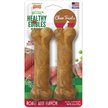 Show in main carousel: Nylabone Healthy Edibles Long Lasting Roast Beef Flavour Medium Breed Bone Dog Treats, 2 count slide 1 of 11