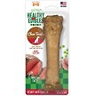 Show in main carousel: Nylabone Healthy Edibles Long Lasting Roast Beef Flavour X-Large Breed Bone Dog Treats slide 1 of 11