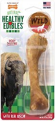 Nylabone Healthy Edibles Wild Natural Long Lasting Bison Flavour Large Chew Dog Treat, 1 count