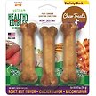 Show in main carousel: Nylabone Healthy Edibles Longer Lasting Assorted Flavours Small Breed Bone Dog Treats, 3 count slide 1 of 10