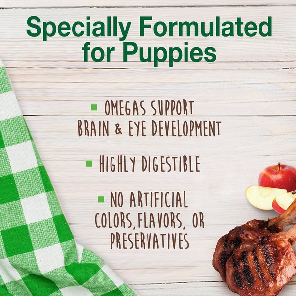 Show full view: Nylabone Healthy Edibles Long Lasting Puppy Lamb & Apple Flavour Small Breed Bone Dog Treats, 3 count slide 3 of 10