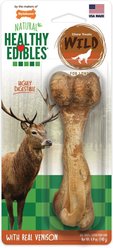 Nylabone Natural Healthy Edibles Wild with Real Venison Large Dog Treats, 1 count