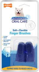 Nylabone Advanced Oral Care Finger Brush Dog Toothbrush, 2 count