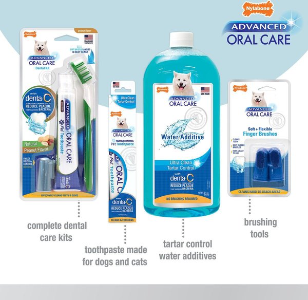 Show full view: Nylabone Advanced Oral Care Finger Brush Dog Toothbrush, 2 count slide 5 of 11