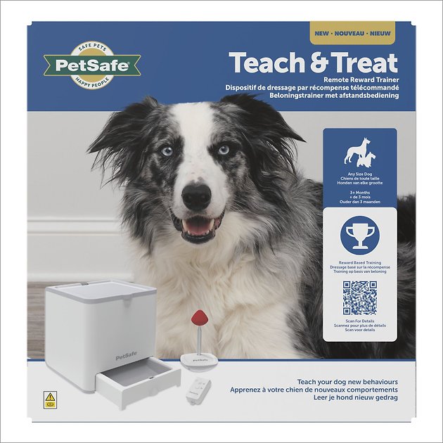 しつけ用品 Teach and Treat Remote Reward Trainer PETSAFE Teach & Treat Remote Reward Trainer Dog Toy - Chewy.com