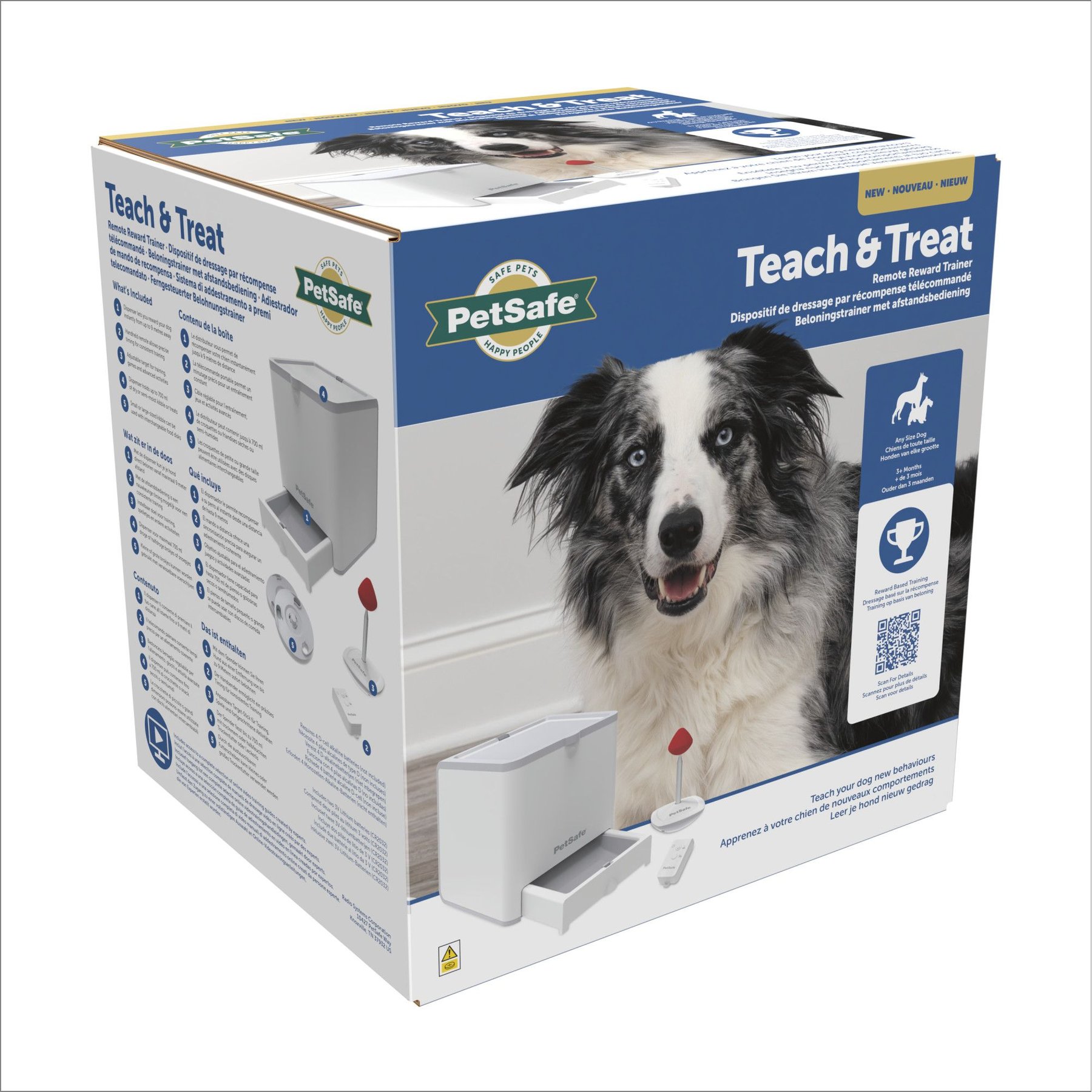 しつけ用品 Teach and Treat Remote Reward Trainer PETSAFE Teach & Treat Remote Reward Trainer Dog Toy - Chewy.com