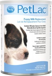 PetAg PetLac Powder Milk Supplement for Puppies, 10.5-oz canister