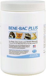PetAg Bene-Bac Plus Powder Digestive Supplement for Dogs, Cats & Small Pets, 16-oz