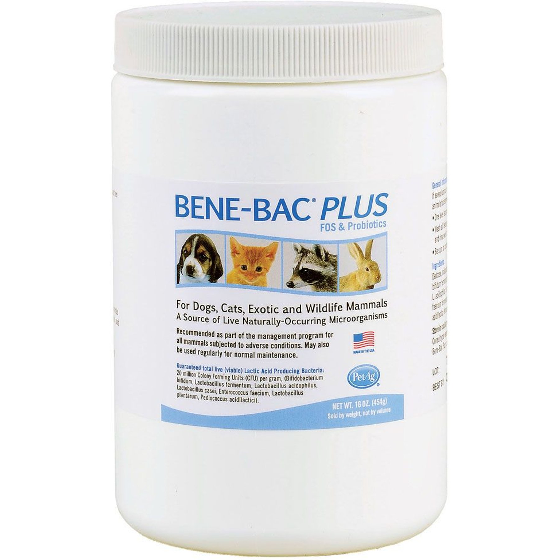 PETAG Bene-Bac Plus Powder Digestive Supplement for Dogs