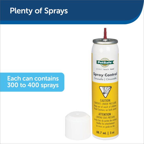 Show full view: PetSafe Spray Control Refill, Citronella Scent, 3-oz bottle slide 3 of 9