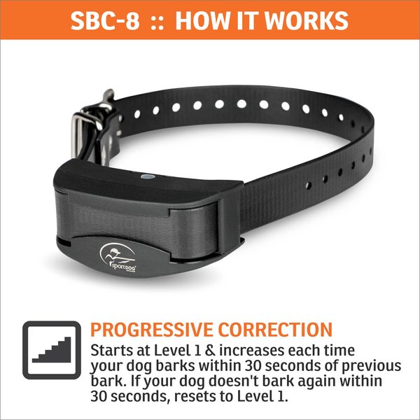 Show full view: SportDOG NoBark 8 Standard Waterproof Dog Bark Collar slide 3 of 10