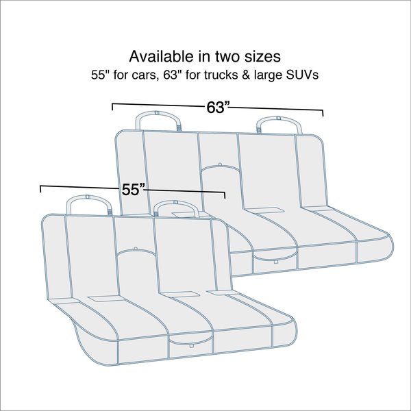 Show full view: Kurgo Extended Width Dog Bench Seat Cover slide 6 of 8