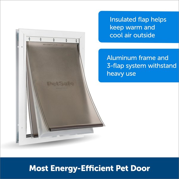 Show full view: PetSafe Aluminum Extreme Weather Dog & Cat Door, Large slide 3 of 10