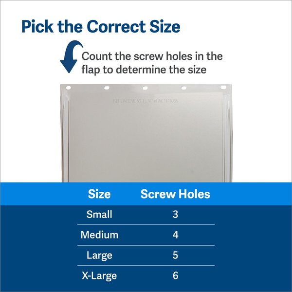 Show full view: PetSafe Freedom Dog & Cat Door Replacement Flap, Large slide 3 of 10