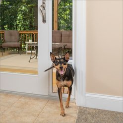 PetSafe Sliding Glass Dog & Cat Door, Medium, White