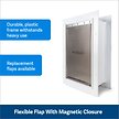 Show in main carousel: PetSafe Wall Entry Dual Flap Dog & Cat Door with Closing Panel, Medium slide 3 of 8