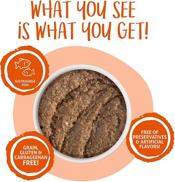 Show full view: Weruva Cats in the Kitchen Cat Times at Fridgemont Duck & Tuna Pate Grain-Free Wet Cat Food, 3-oz pouch, case of 12 slide 4 of 10