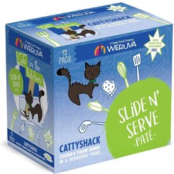 Weruva Cats in the Kitchen Cattyshack Chicken & Shrimp Pate Grain-Free Wet Cat Food, 3-oz pouch, case of 12