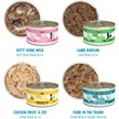 Show in main carousel: Weruva Cats in the Kitchen Kitchen Cuties Variety Pack Grain-Free Wet Cat Food, 3.2-oz can, case of 12 slide 3 of 11