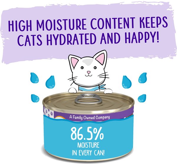 Show full view: Weruva Classic Cat Pate, Meal or No Deal! Chicken & Beef Grain-Free Wet Cat Food, 3-oz can, case of 12 slide 4 of 10