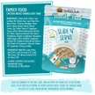 Show in main carousel: Weruva Slide N' Serve Family Food Chicken Dinner Tuna Pate Grain-Free Wet Cat Food, 2.8-oz pouch, case of 12 slide 7 of 10