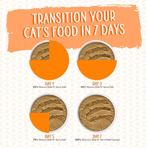 Show full view: Weruva Slide N' Serve Love Connection Chicken & Salmon Dinner Pate Grain-Free Wet Cat Food, 2.8-oz pouch, case of 12 slide 9 of 10