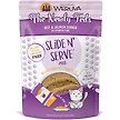 Show in main carousel: Weruva Slide N' Serve The Newly Feds Beef & Salmon Dinner Pate Grain-Free Wet Cat Food, 2.8-oz pouch, case of 12 slide 2 of 10