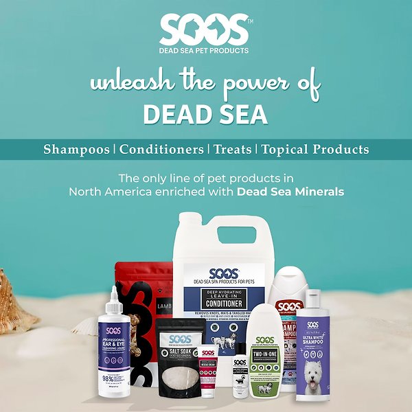 Show full view: Soos Pets Hypoallergenic Dog & Cat Shampoo, 250-mL bottle slide 6 of 6