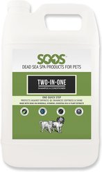 Soos Pets Two-in-One Dog & Cat Shampoo & Conditioner, 4-L bottle