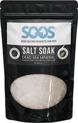 Soos Pets Dead Mineral Salt Home Dog & Cat Soak, 14.11-oz bag