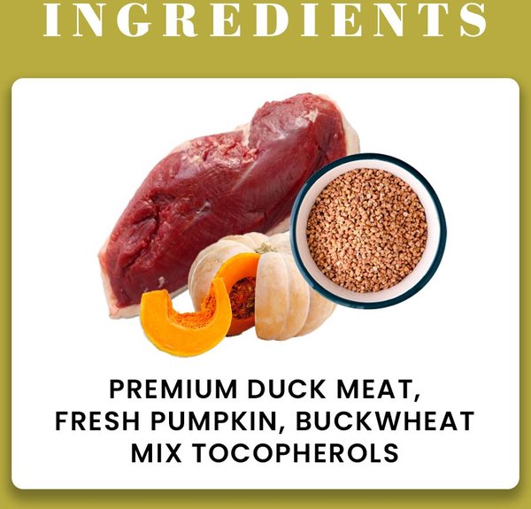 Show full view: Soos Wellness Duck & Pumpkin Jerky Dog Treats, 4-oz bag slide 3 of 6