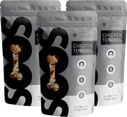 Soos Wellness Chicken Tenders Jerky Dog Treats, 4-oz bag