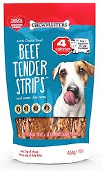 Chewmasters Beef Tender Strips Jerky Dog Treats, 454-g bag