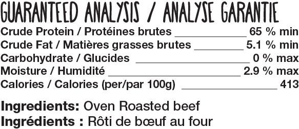 Show full view: Chewmasters Beef Tender Strips Jerky Dog Treats, 454-g bag slide 3 of 3