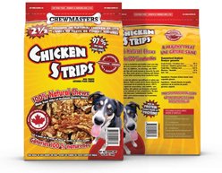 Chewmasters Chicken Strips Dog Treats, 1.13-kg bag
