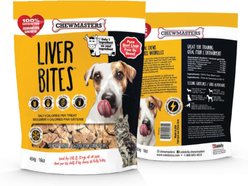 Chewmasters Liver Bites Freeze-Dried Dog Treats, 454-g bag