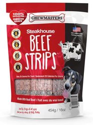 Chewmasters Steakhouse Beef Jerky Dog Treats, 454-g bag